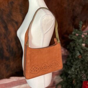 Mondani New York Brown Leatherette Shoulder Purse